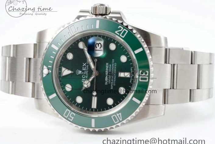 MiroTime 0401 Submariner 116610 LV Green Ceramic APSF 1:1 Best Edition on SS Bracelet VR Stretchable 2376
